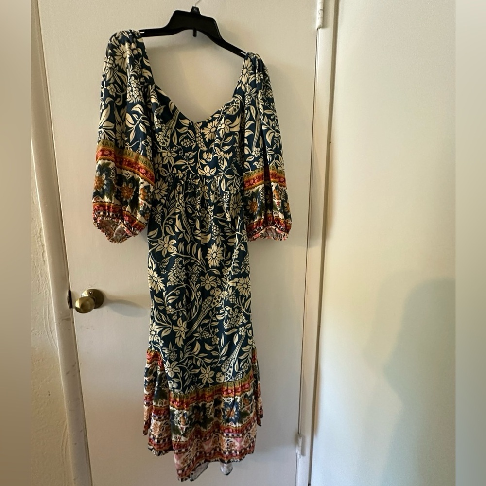 NWT!! FARM Rio Long-Sleeved Dress- - Picture 5 of 13
